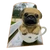 Bögrés Mopsz Figura