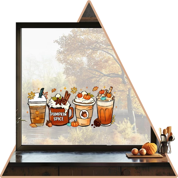 Creamy Pumpkin Ablakmatrica [M-méret]