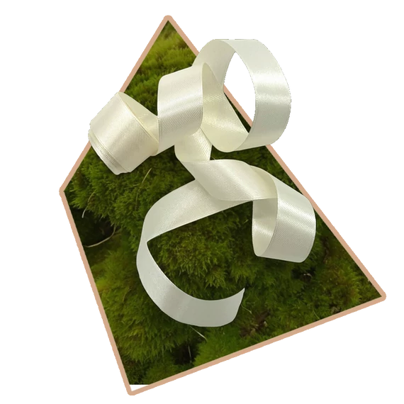 IVORY Szatén Szalag 25mmx2m
