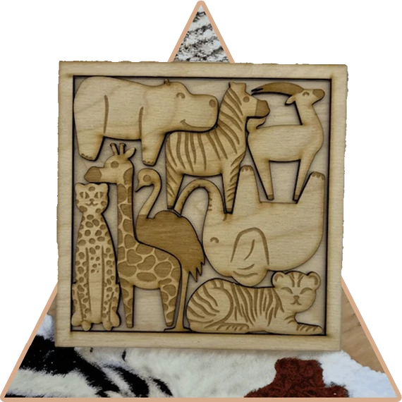 Zoo Készségfejlesztő Puzzle