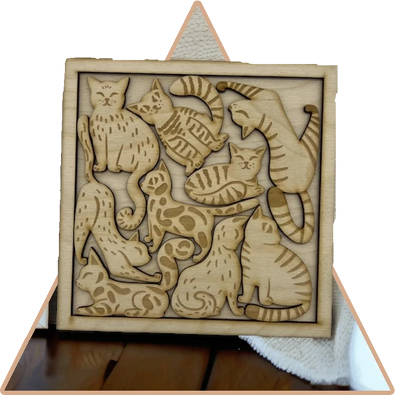 Macskusz Készségfejlesztő Puzzle