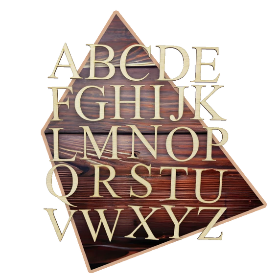 Nagy Betűk A-Z-ig 10 cm