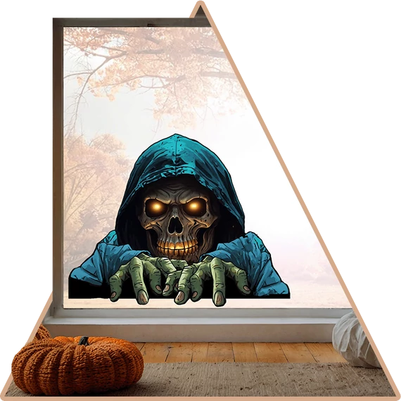 Glowing Horror Ablakmatrica [S-méret]