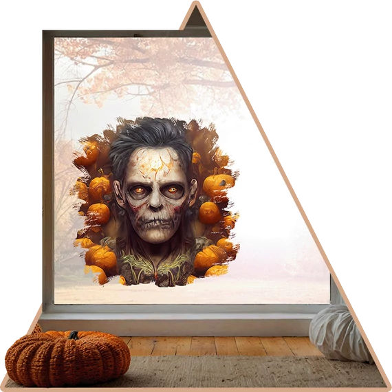 Creepy Man Ablakmatrica [S-méret]