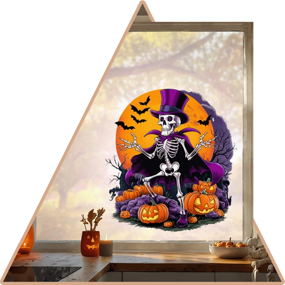 Halloween Circus Ablakmatrica [S-méret]