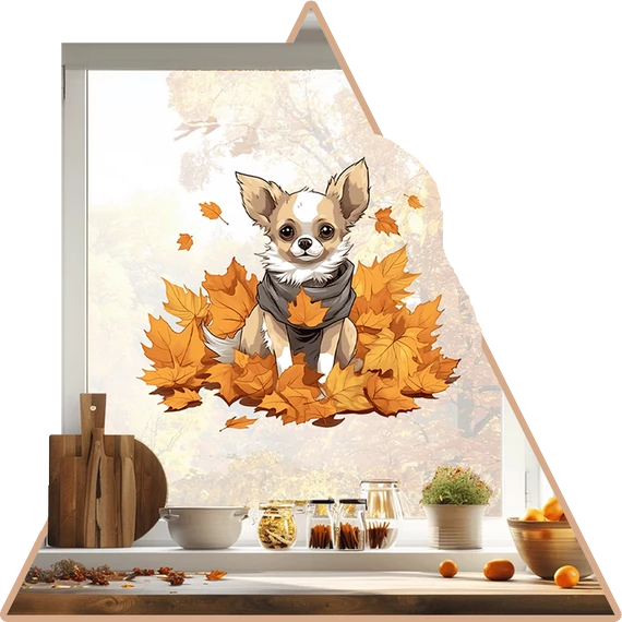KutyaVilág Ablakmatrica - Chihuahua [L-méret]