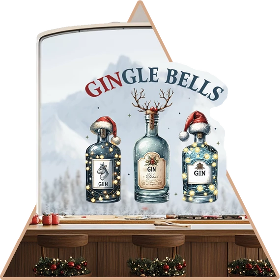 Gingle Bells Ablakmatrica [S-méret]