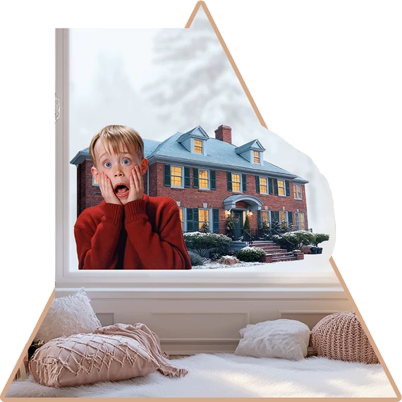 Reszkessetek Betörők Ablakmatrica [L-méret]