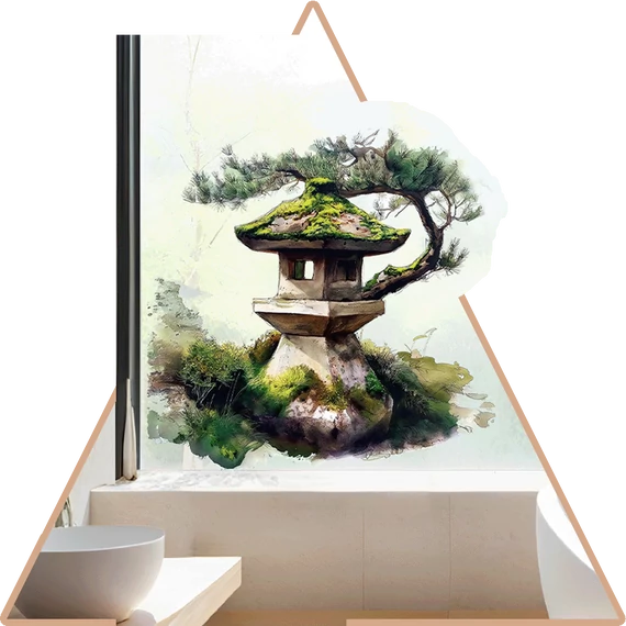 Ébredő Zen Ablakmatrica [S-méret]