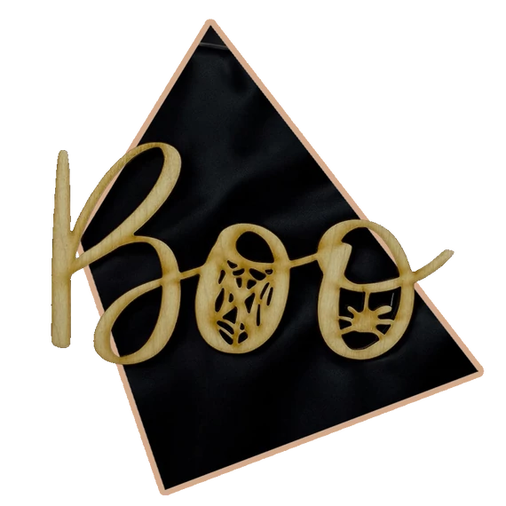 Boo felirat 10 cm