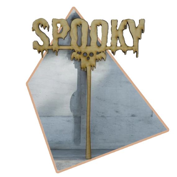 Beszúrós Spooky felirat 25 cm