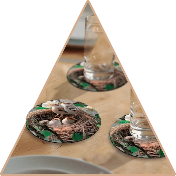 Lombkorona Meséje Poháralátét