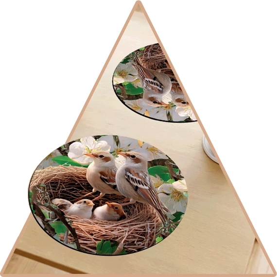 Lombkorona Meséje Tányéralátét