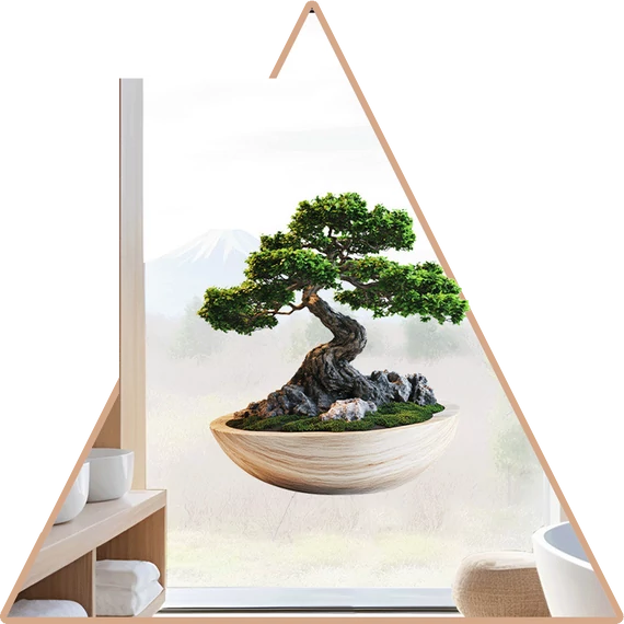 Bonsai Lét Ablakmatrica - Minta 1 [S-méret]