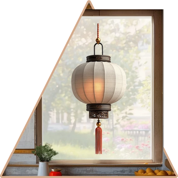 Hikari Lampionok Ablakmatrica - Minta 1 [M-méret]