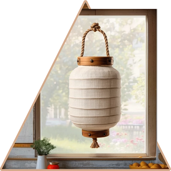 Hikari Lampionok Ablakmatrica - Minta 5 [XL-méret]