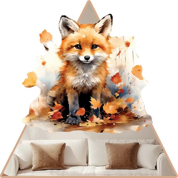 Fall Cute Animals NanoMatrica - Róka [M-méret]