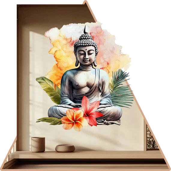 Buddha Békéje NanoMatrica - Minta 1 [S-méret]