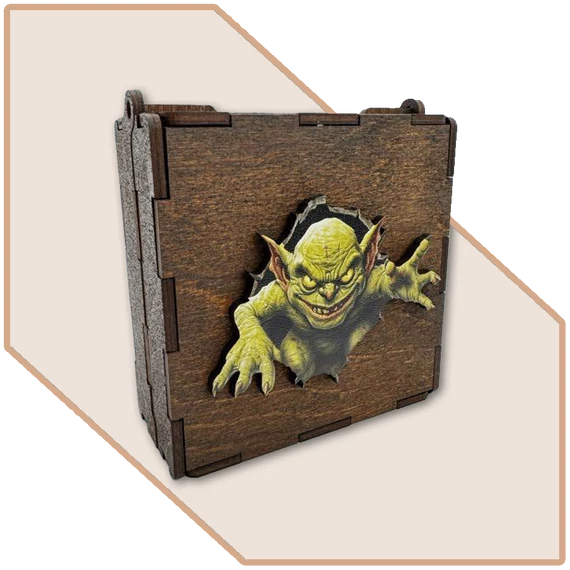 Goblin Érkezik – Stílusos Kockatartó doboz