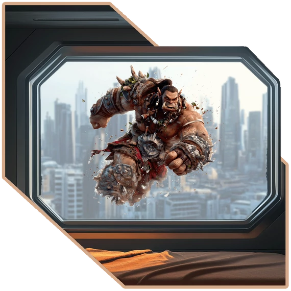 Ork Bajnok Ablakmatrica [S-méret]