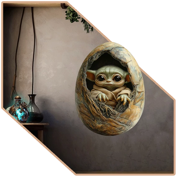 Tojásfantázia | Baby Yoda Odúja NanoMatrica [S-méret]