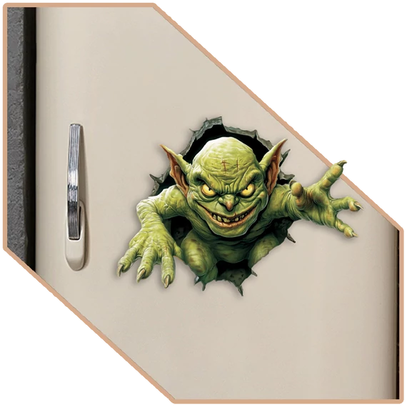 Goblin Érkezik Hűtőmágnes [S-méret]