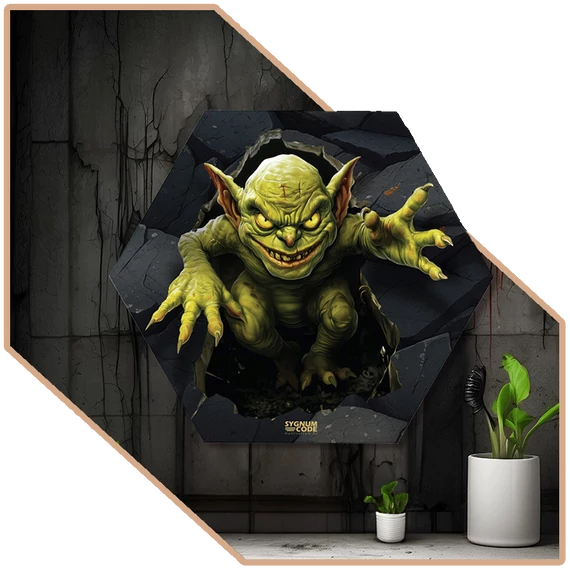 Goblin Érkezik Hexagon Vászonkép [S-méret]