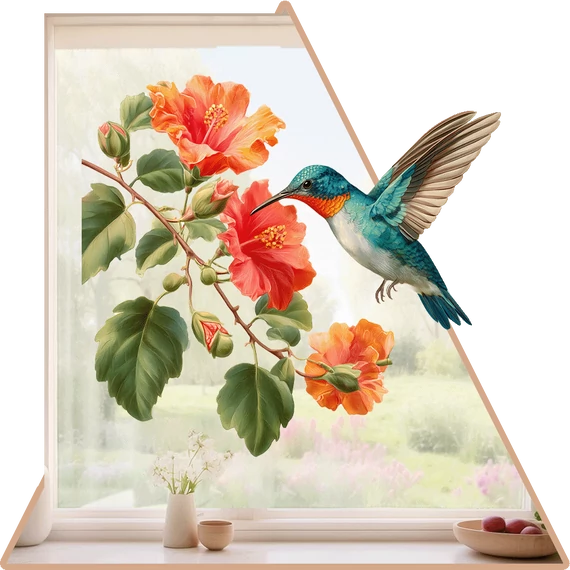 Kolibri Flow Ablakmatrica - Minta 4 [S-méret]