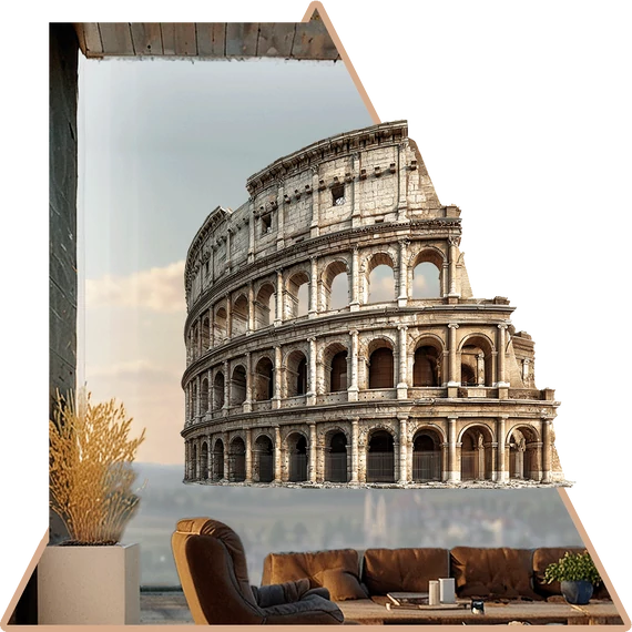 Colosseum Varázsa Ablakmatrica [S-méret]