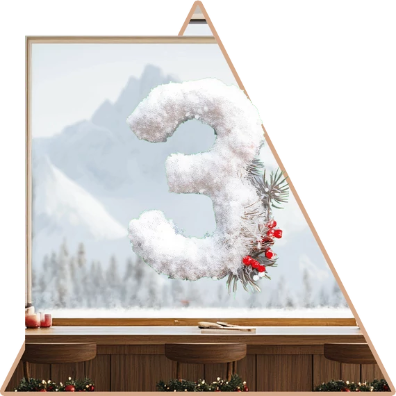 Adventi Ablakod Házszáma Ablakmatrica - Minta 3 [S-méret]