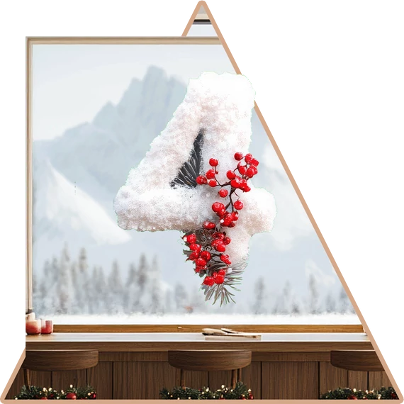 Adventi Ablakod Házszáma Ablakmatrica - Minta 4 [S-méret]