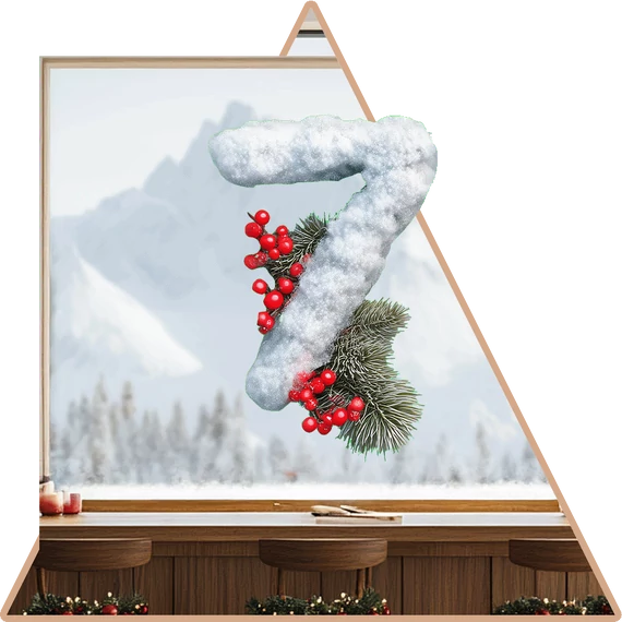 Adventi Ablakod Házszáma Ablakmatrica - Minta 7 [S-méret]