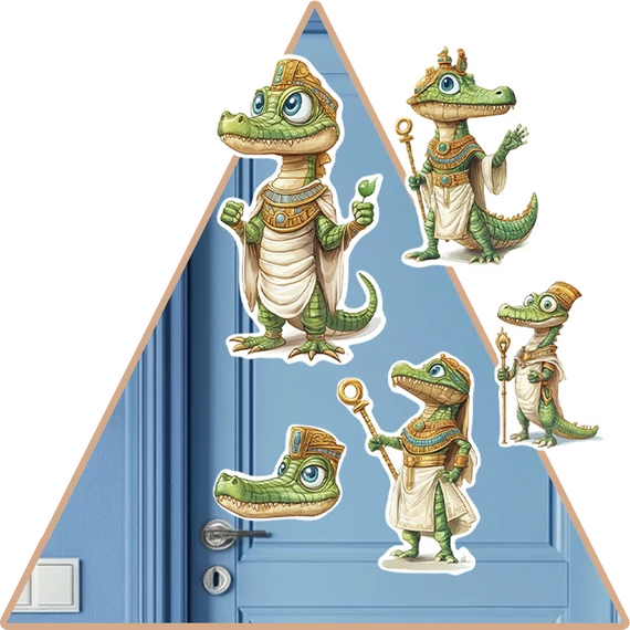 Nílus a Krokodil Varázsmatrica Szett [S-méret]