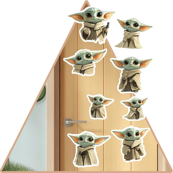 Baby Yoda Varázsmatrica Szett [L-méret]