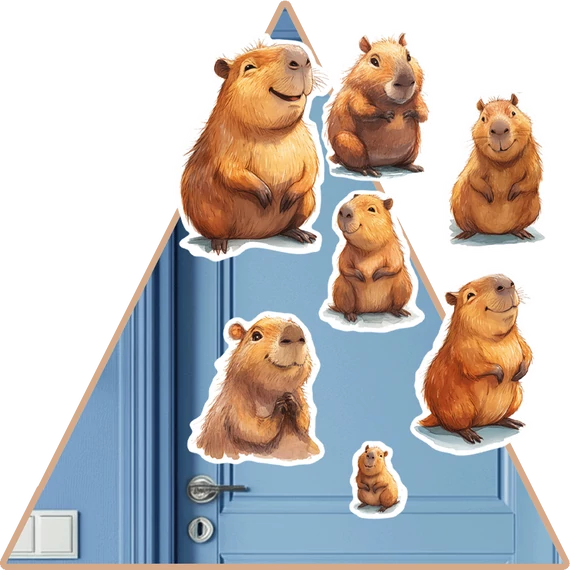 Misu a Capybara Varázsmatrica Szett [M-méret]