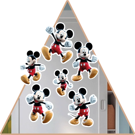  Mickey egér Varázsmatrica Szett [S-méret]