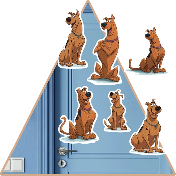Scooby Doo Varázsmatrica Szett [S-méret]