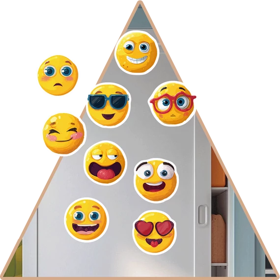 Emojik Varázsmatrica Szett [S-méret]