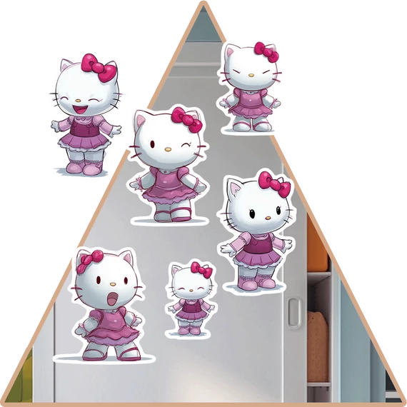 Hello Kitty Varázsmatrica Szett [L-méret]