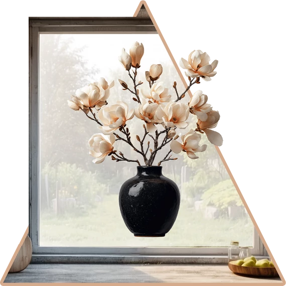 Pure Magnolia Ablakmatrica [XL-méret]