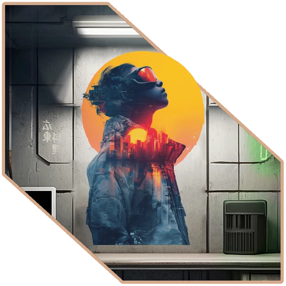 Neon Napkelte | Echo Sorozat NanoMatrica [S-méret]