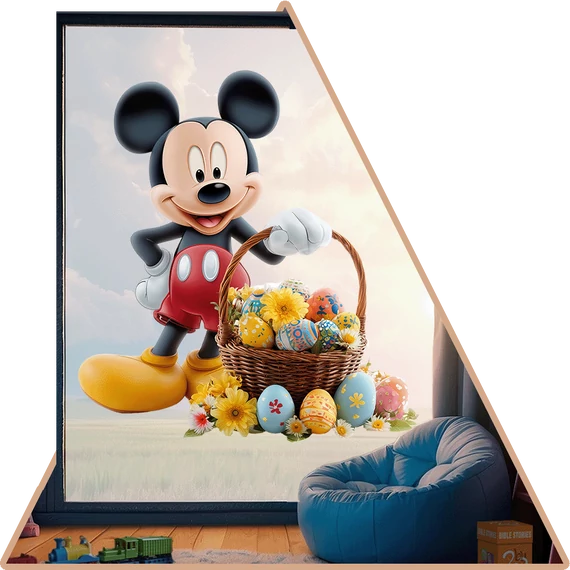 Mickey Tavasza Ablakmatrica [L-méret]
