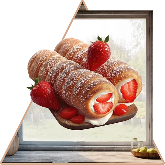 Kürtőskalács Deluxe Ablakmatrica - Minta 1 [S-méret]