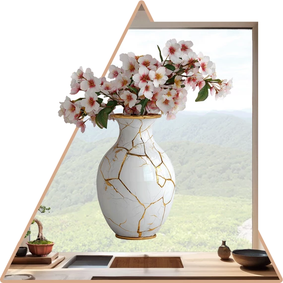 Kintsugi Harmónia Ablakmatrica [L-méret]