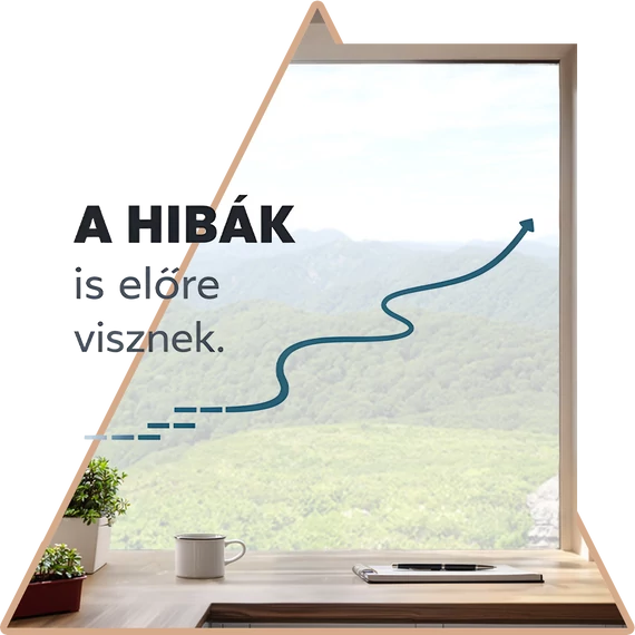 Hibák Motivációs Ablakmatrica - Férfias [S-méret]