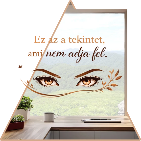 Ne add fel Motivációs Ablakmatrica [S-méret]