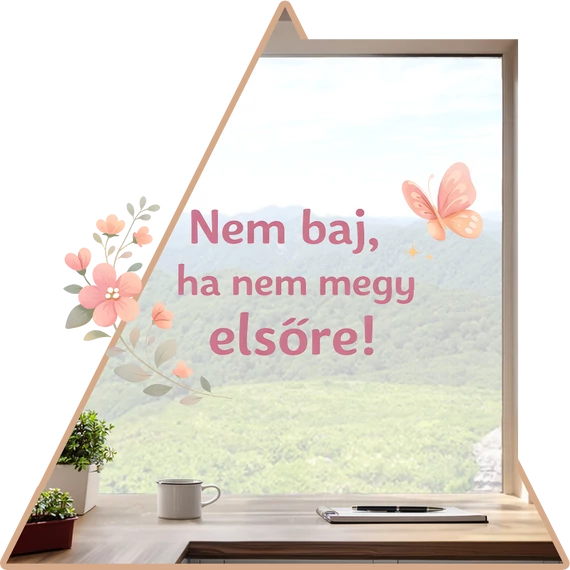 Gyerek Bátorítás Motivációs Ablakmatrica - Kislányos [S-méret]