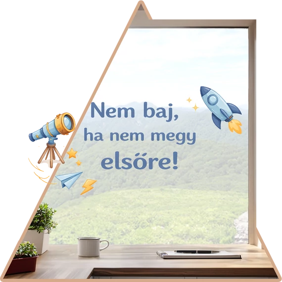 Gyerek Bátorítás Motivációs Ablakmatrica - Kisfiús [S-méret]