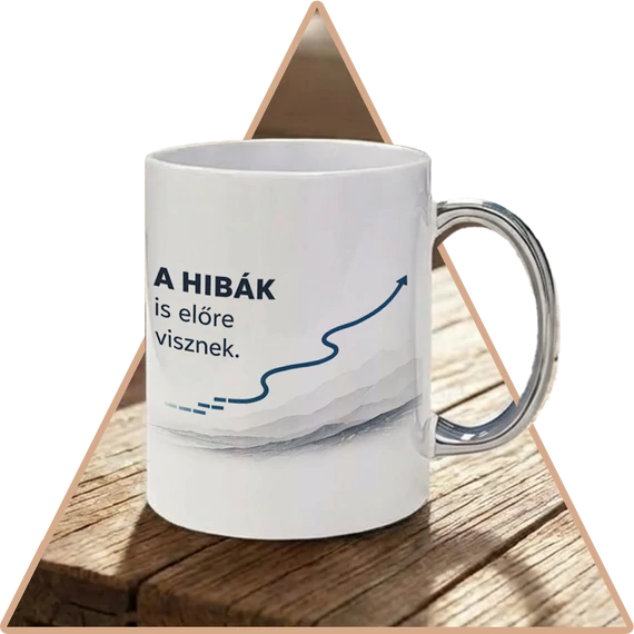 Hibák Motivációs Prémium Ezüst Bögre