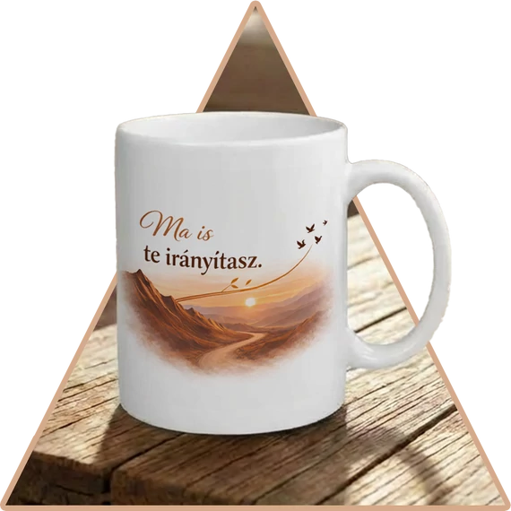 Te irányítasz Motivációs Basic Bögre